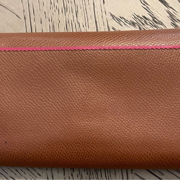 COACH WALLET , BROWN & PINK - Picture 2 of 3